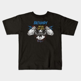 bathory wild spirit Kids T-Shirt